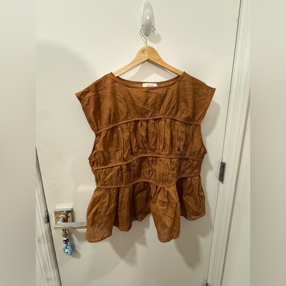 Dissh Flynn top in rust - size us 4 - Picture 6 of 7